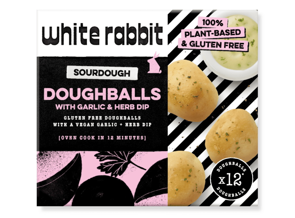 White Rabbit pflanzliche Teigbaellchen Doughballs