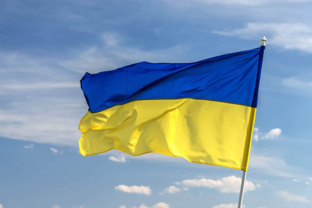 ukraine flagge