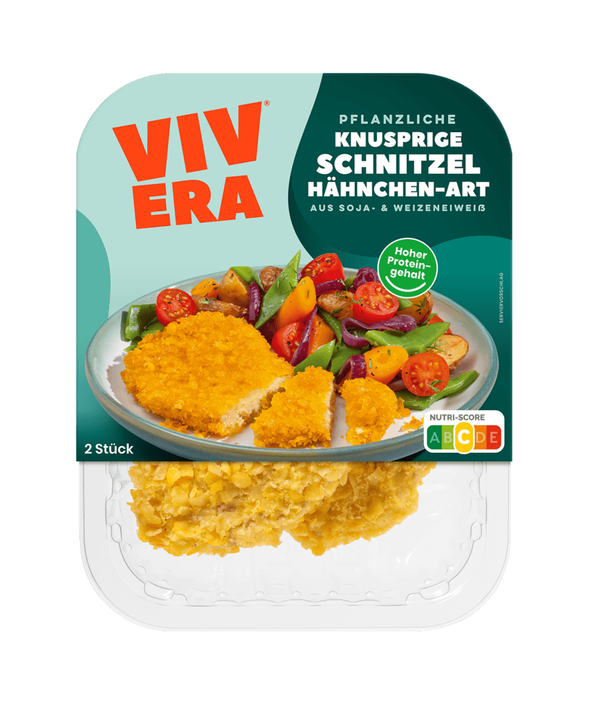 7771 Vivera pflanzliche knusprige Schnitzel Haehnchen Art 200g EAN8718300875700 2D