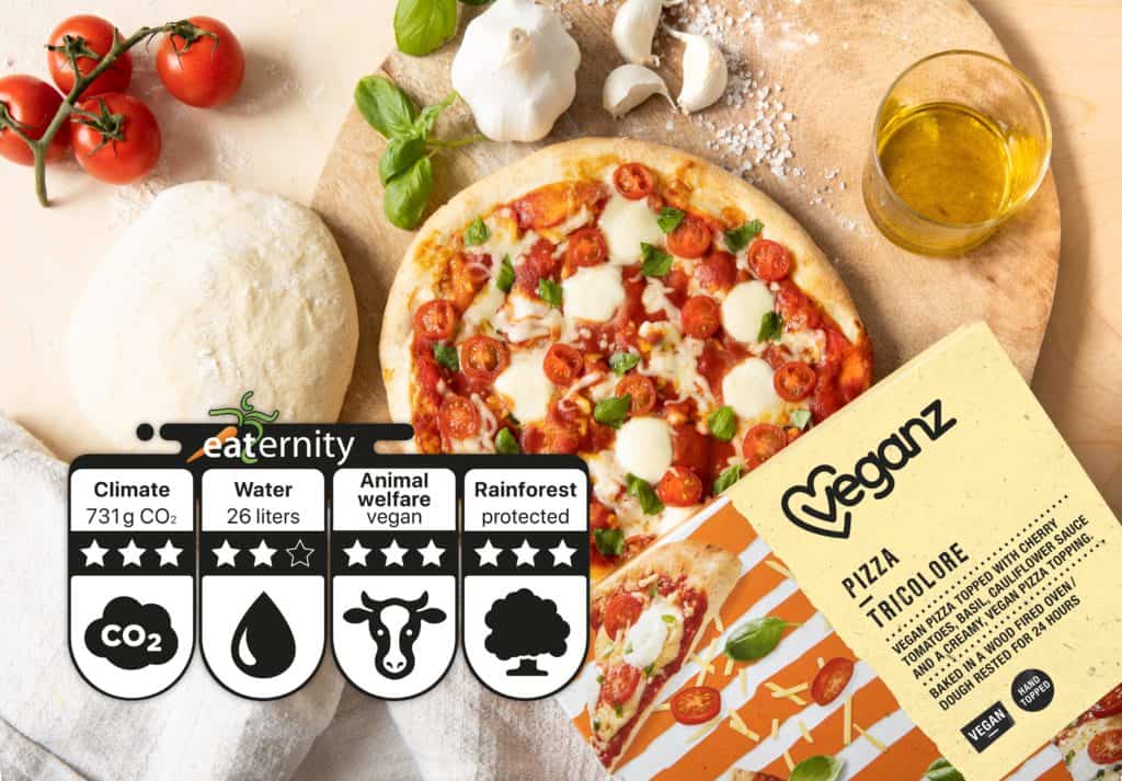 Au pizza tricolore mood eaternity