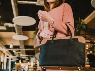BAG AFFAIR - laptop work bag black briefcase for women - Savvy