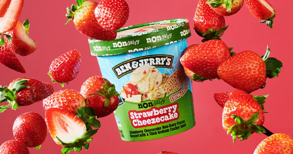 Ben & jerry's strawberry cheezecake milchfrei