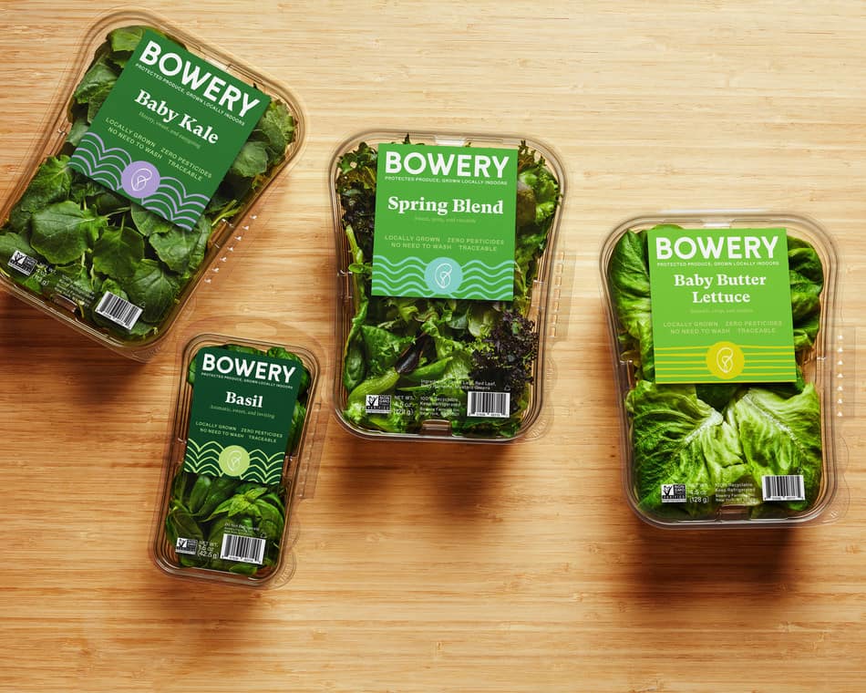 Boweryfarming produce