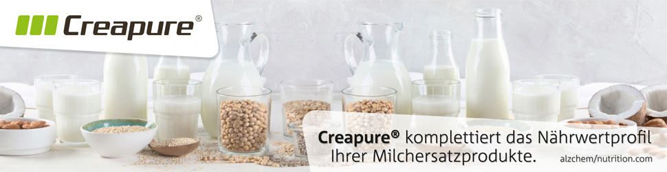 Creapure® komplettiert das Nährwertprofil Ihrer Milchersatzprodukte.