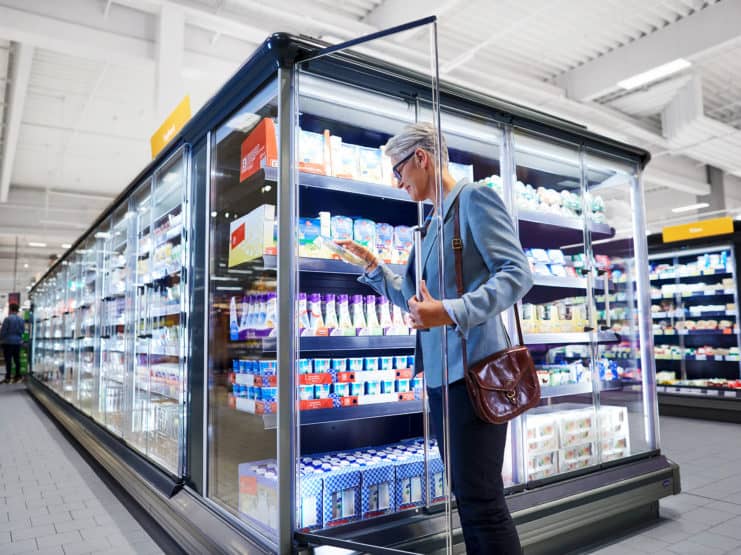 Kaufland SB Kuehltheke