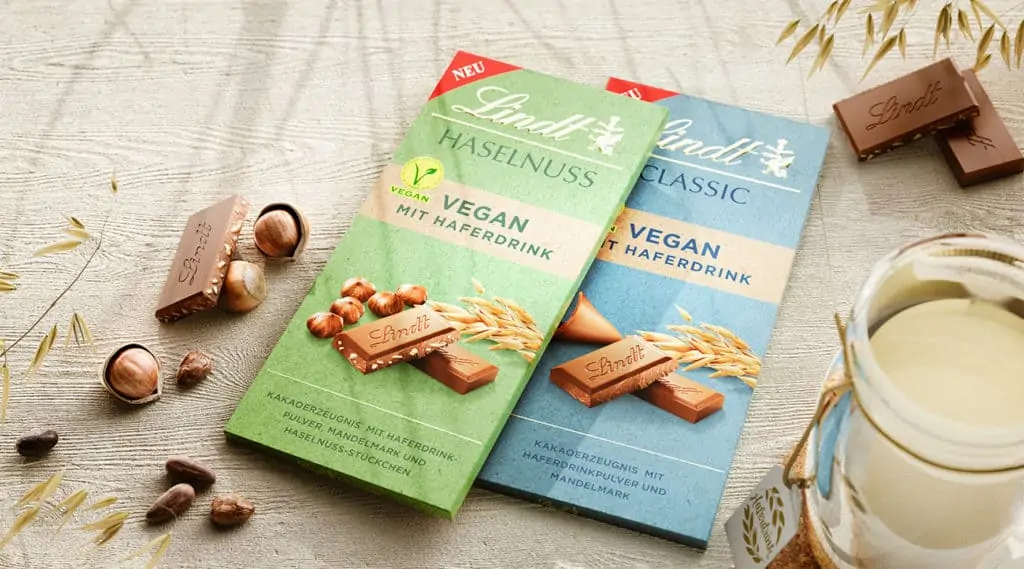 vegane schokolade mit haferdrink