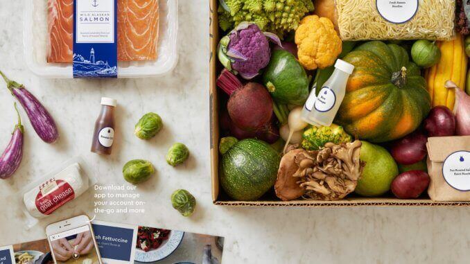 blue apron logo produkt