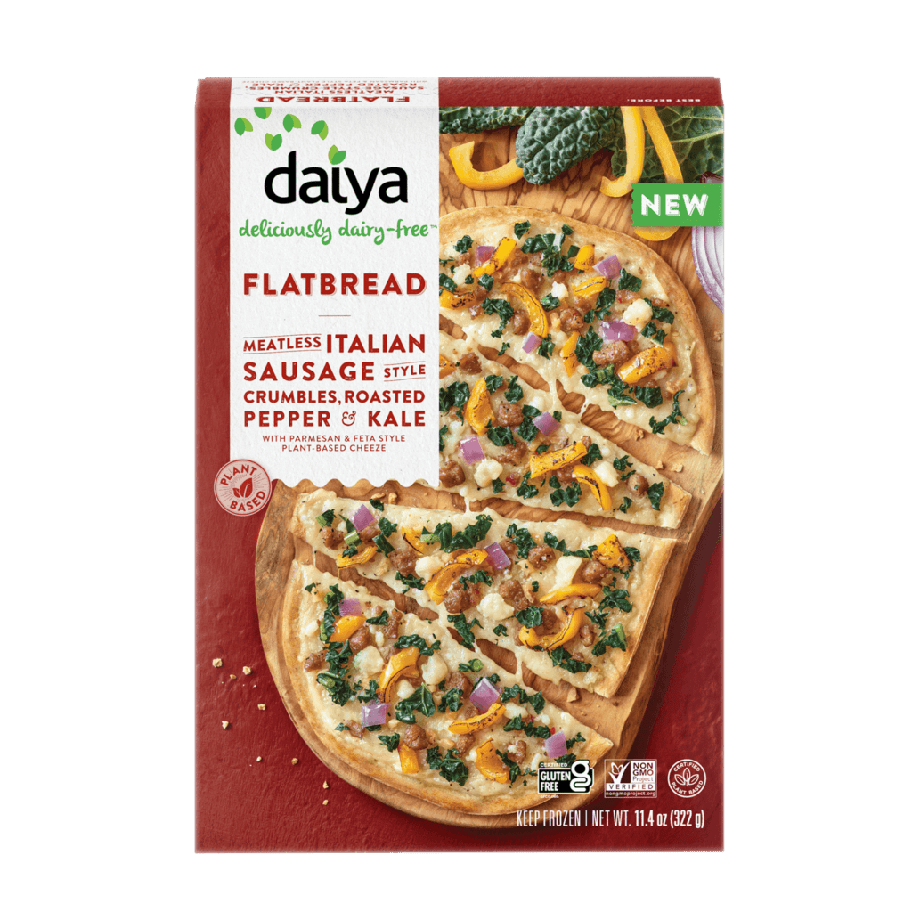 Veganes fladenbrot produktfoto von daiya foods