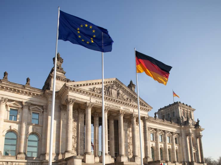 deutschland reichtag bundestag europa fahne flagge