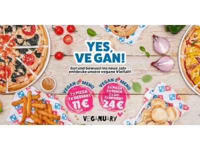 dominos veganuary