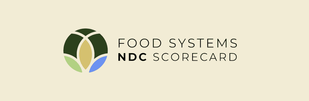 Food systems ndc scorecard