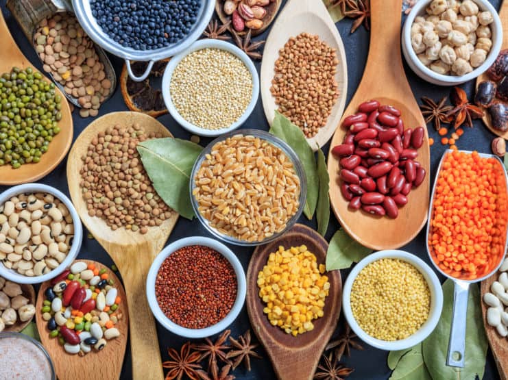 huelsenfruechte frucht linsen soja leguminosen bohnen erbsen pflanzen pflanzlich proteine