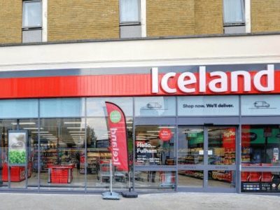 Iceland Supermarkt von außen