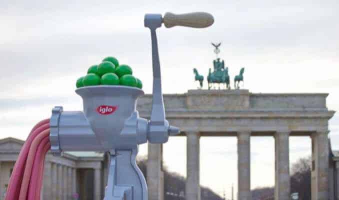 Iglo erbsenwolf grüne woche