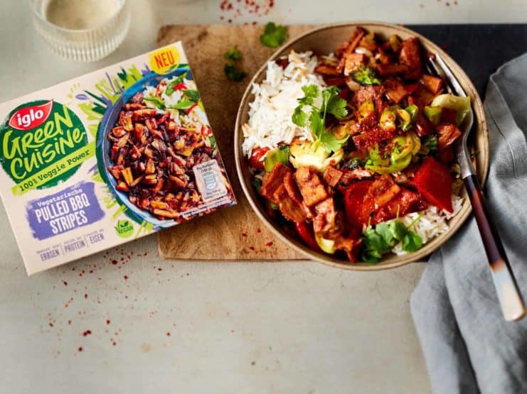 iglo GreenCuisine Pulled BBQ Stripes