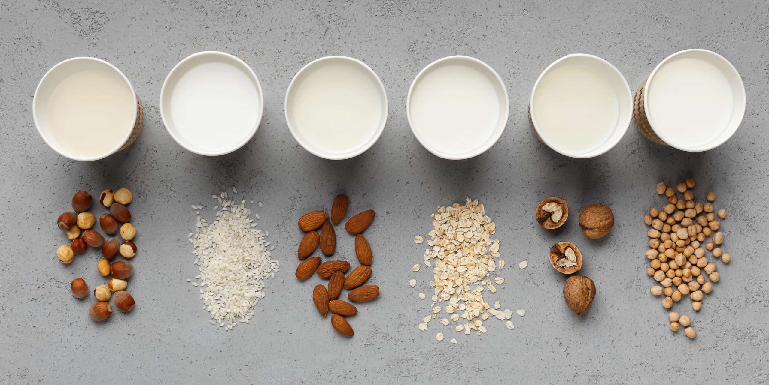 Milchalternative pflanzliches protein hafer mandel lupine scaled