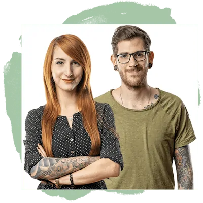 Nadine und Philipp Steuer, Kupfergrün