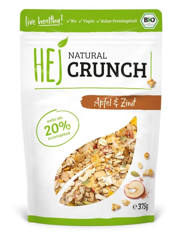 HEJ Natural KARKALIS Crunch Apfel Zimt
