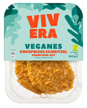Veganes knuspriges Schnitzel Hähnchen-Art
