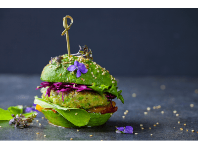 veganer burger