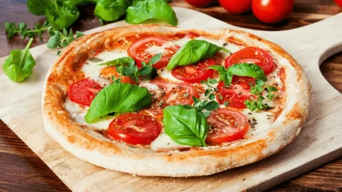 vegane Pizza Margherita von Tesco