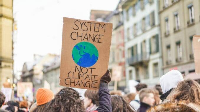 protest system change klime UN demo erde welt