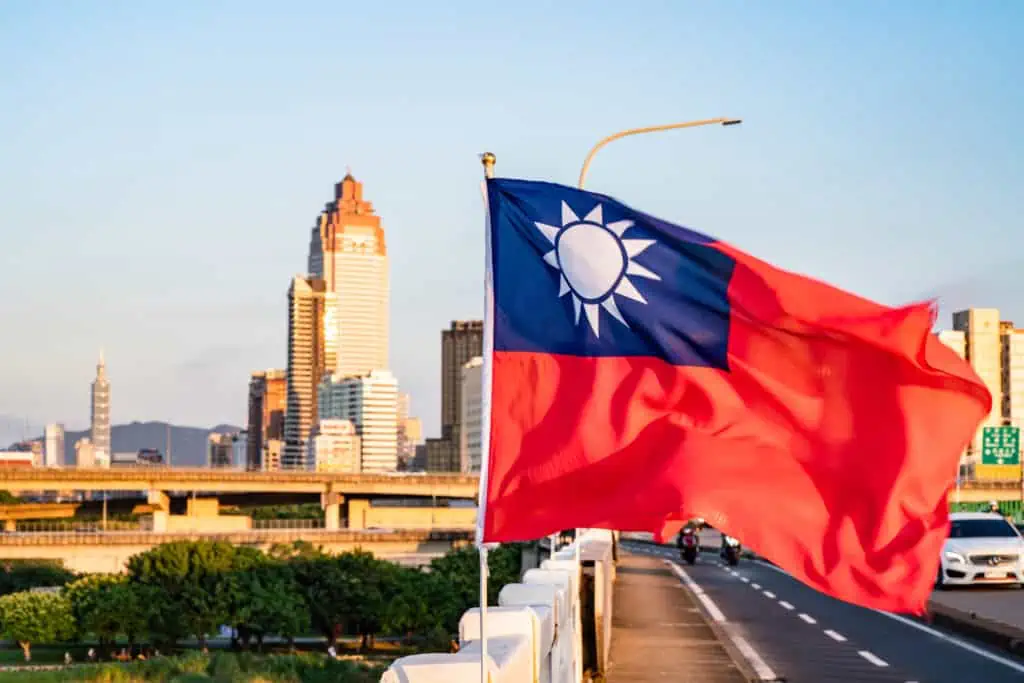 taiwan flagge