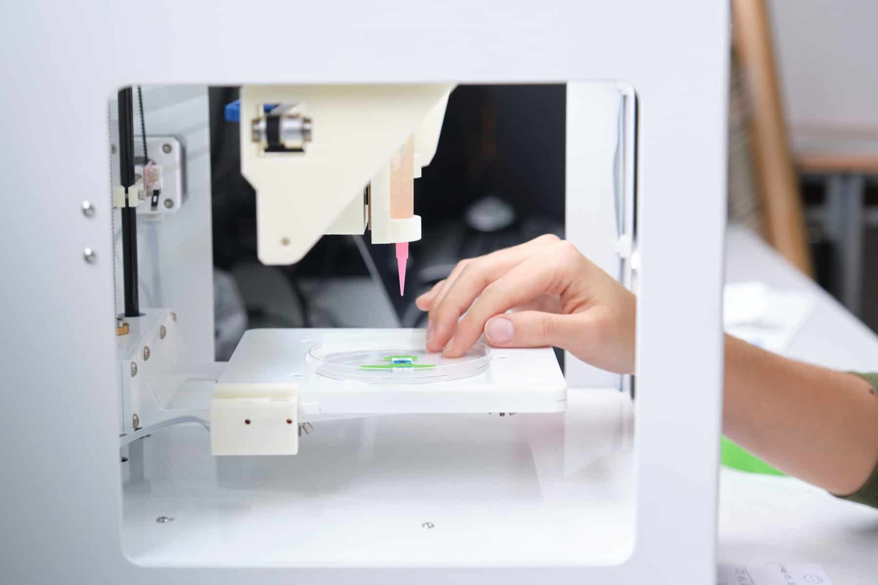 Tissue engineering biomaterial bioprinting 3d druck biotech kollagen protein scaled