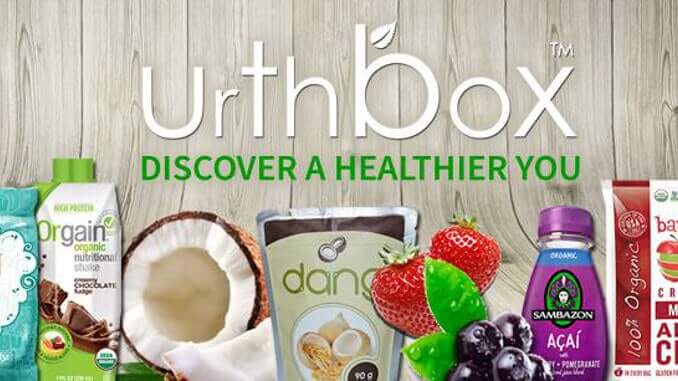 Vegane Lebensmittelbox von Urthbox