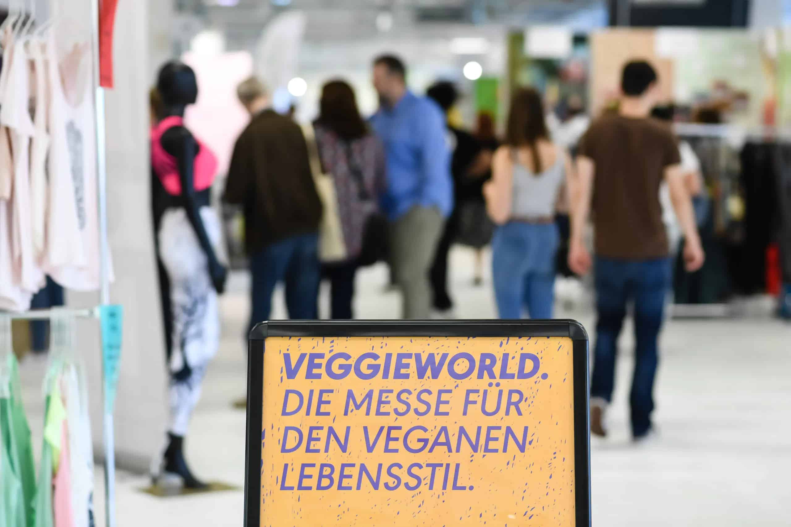 Veggieworld-messe-schild-event